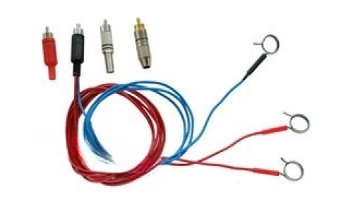 Кабель пациента Двухконтактный RCA/пружинные зажимы